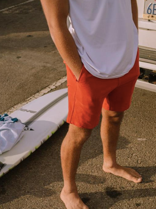 Nightly Volley 18" W.Shorts / Clay Orange / M size