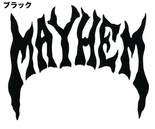 “1987 MAYHEM”切割贴纸/S码