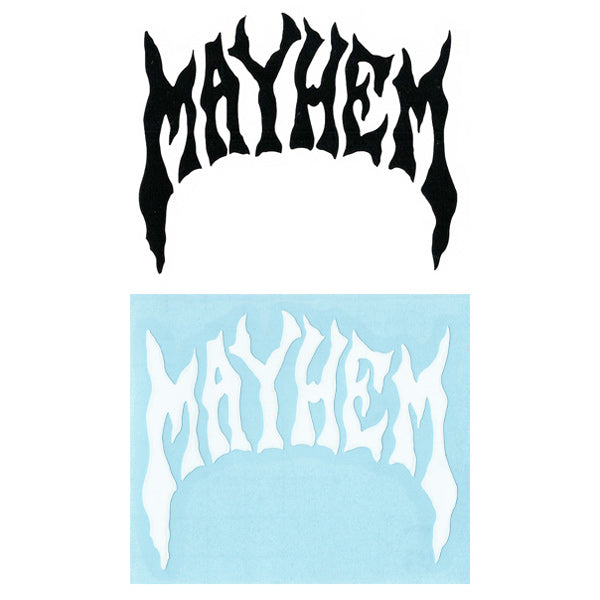 “1987 MAYHEM”切割贴纸/S码