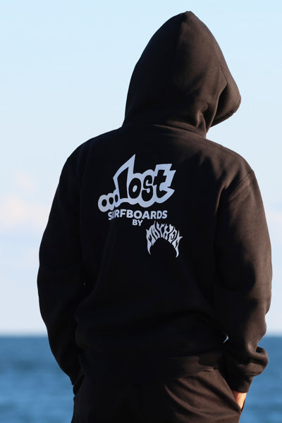 LOST Surfboards スウェット プルオーバー パーカ(裏起毛)BLACK