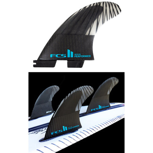 PERFORMER PC CARBON + AirCore / TEAL / TRIフィン/S・ M・L