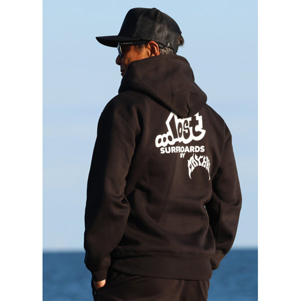 LOST Surfboards スウェット プルオーバー パーカ(裏起毛)BLACK