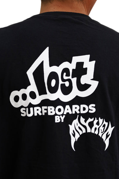 『LOST』T恤【LOST冲浪板】黑色