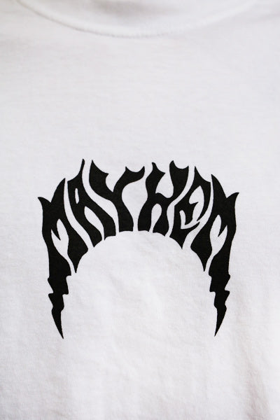 T恤【MAYHEM BOLTS】白色