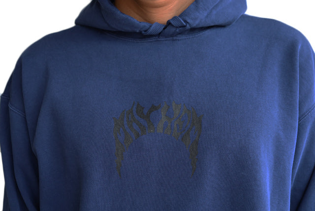 Mayhem Bolts Pullover Parka in Navy