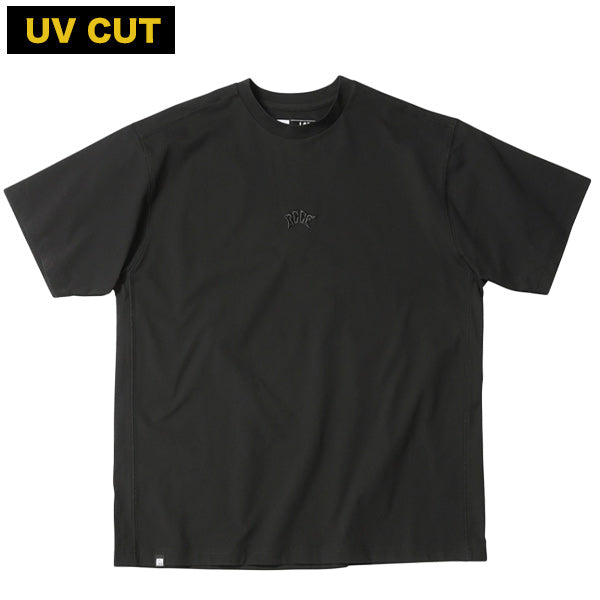 CENTER LOGO HYBRID RASHGUARD T-SHIRT / BLACK Amphibious