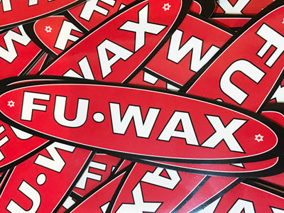 “FU WAX”标识贴纸