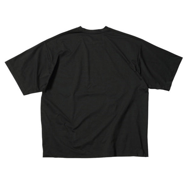HERITAGE LOGO HYBRID RASHGUARD T-SHIRT / BLACK Amphibious