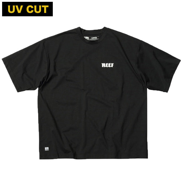 HERITAGE LOGO HYBRID RASHGUARD T-SHIRT / BLACK Amphibious