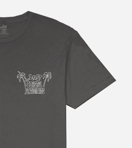 Coastal Activities Vintage Dye Vintage Black T-shirt
