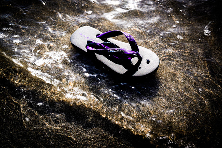 サンダル BLACK/PURPLE 24cm