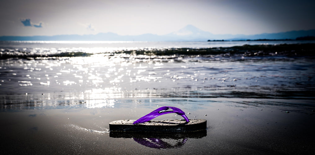 サンダル BLACK/PURPLE 24cm