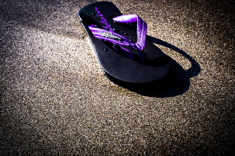 サンダル BLACK/PURPLE 24cm