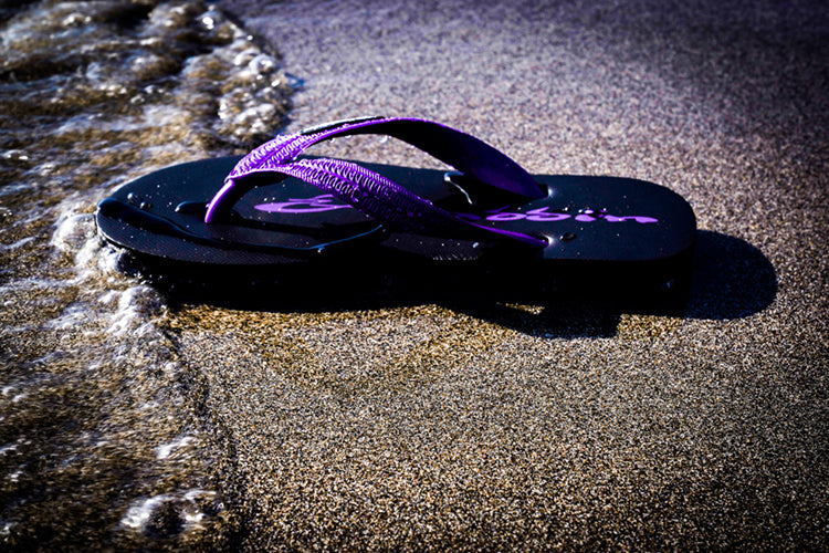 サンダル BLACK/PURPLE 24cm