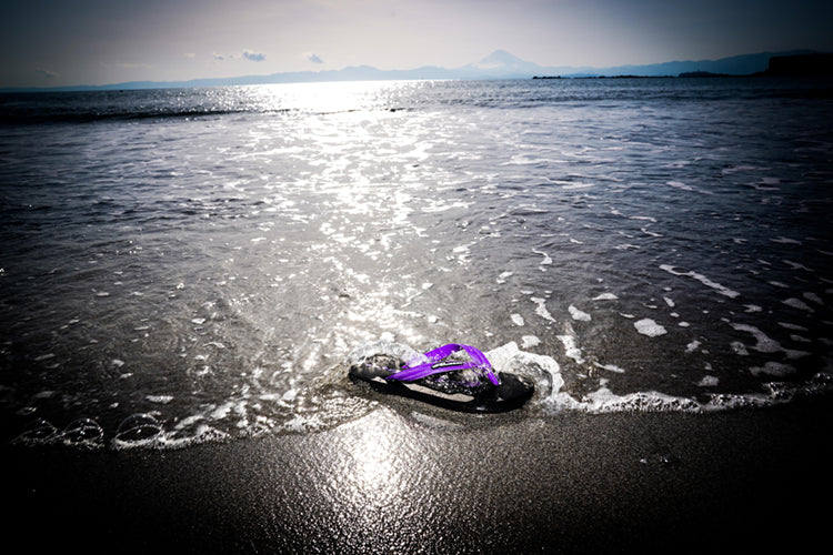 サンダル BLACK/PURPLE 24cm