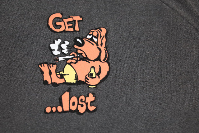 『LOST』T恤【Party Wave Vintage Dye Tee】复古黑