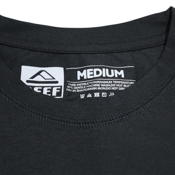 BLACK EDITION Hybrid Rashguard Long Sleeve T-Shirt / BLACK CORAL Amphibious