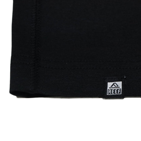 CENTER LOGO HYBRID RASHGUARD HOODIE / BLACK Amphibious
