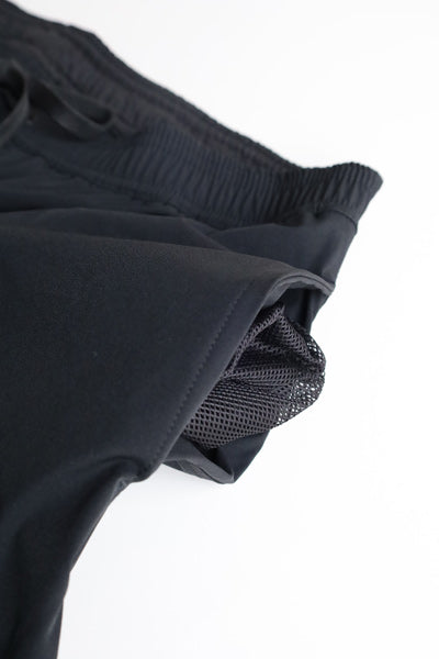 Amphibious board shorts / BLACK AQUA