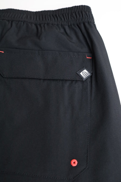 7' BLACK EDITION BOARD SHORTS Amphibious / BLACK CORAL