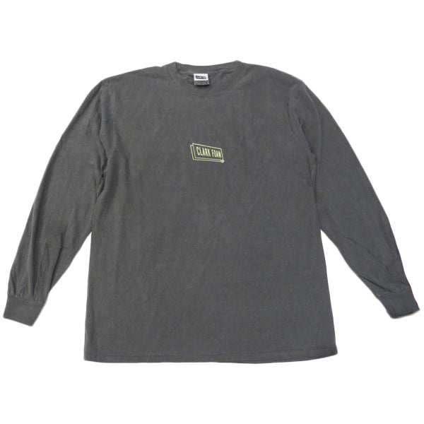 『CLARK FOAM』PIGMENT Long Sleeve T-Shirt / BLACK