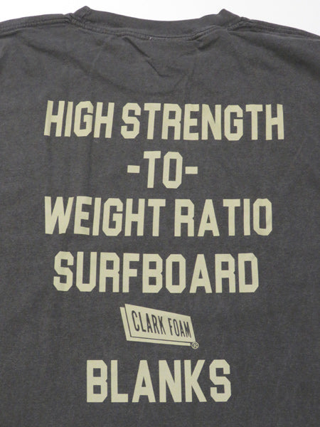 『CLARK FOAM』PIGMENT Long Sleeve T-Shirt / BLACK