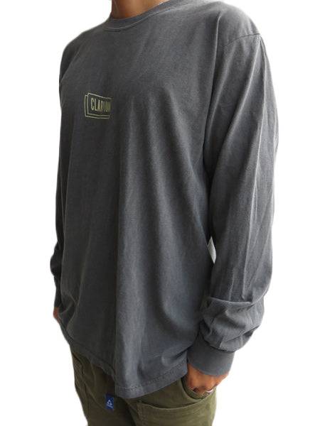 『CLARK FOAM』PIGMENT Long Sleeve T-Shirt / BLACK