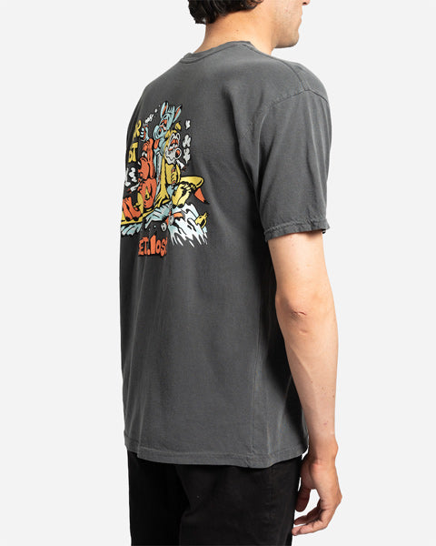 『LOST』T恤【Party Wave Vintage Dye Tee】复古黑