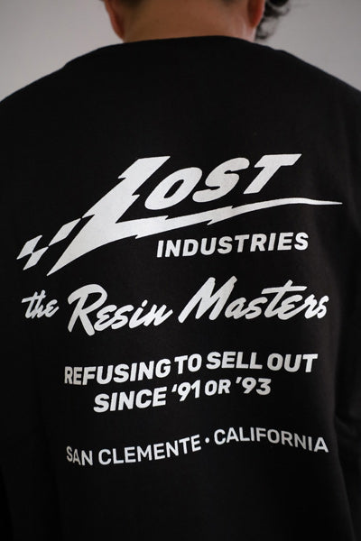 『LOST』长袖T恤【Resin Masters】黑色