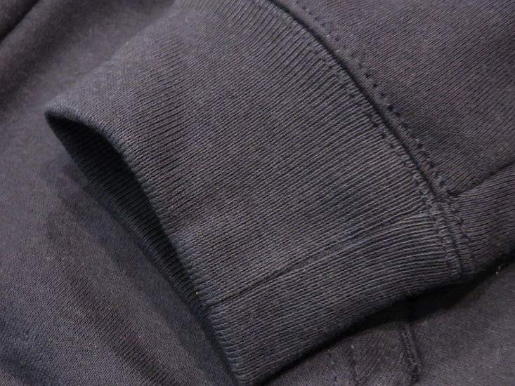 Cali Bear fleece-lined pullover hoodie in Navy