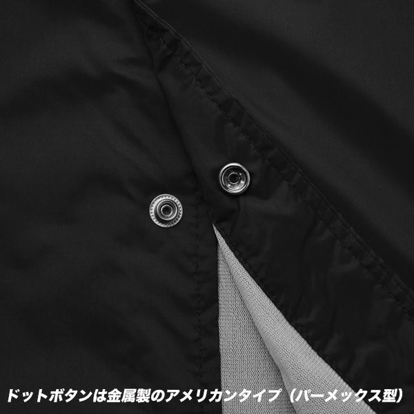 LOST Surfboards Nylon Coach Jacket (Lined) BLACK