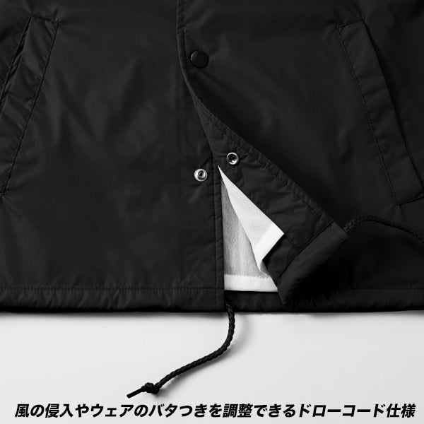 LOST Surfboards Nylon Coach Jacket (Lined) BLACK