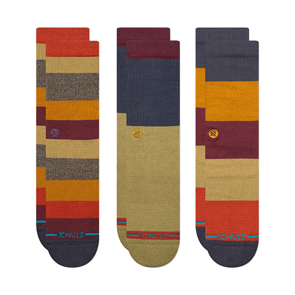 ソックス [CABIN FEVER CREW 3PACK] MULTI