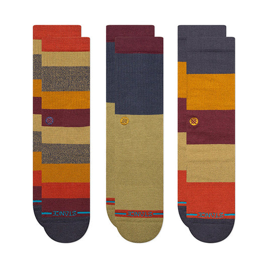 ソックス [CABIN FEVER CREW 3PACK] MULTI