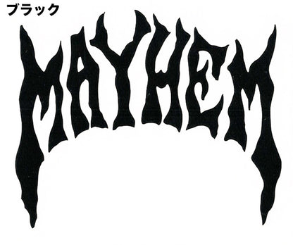 “1987 MAYHEM”切割贴纸/S码
