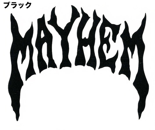 “1987 MAYHEM”切割贴纸/S码