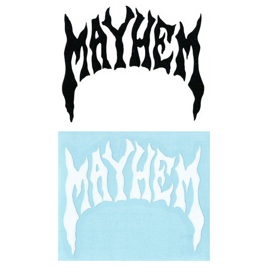 “1987 MAYHEM”切割贴纸/S码