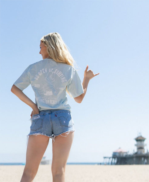 『WSL』US OPEN T-shirt [HUNTINGTON BEACH] Field Green