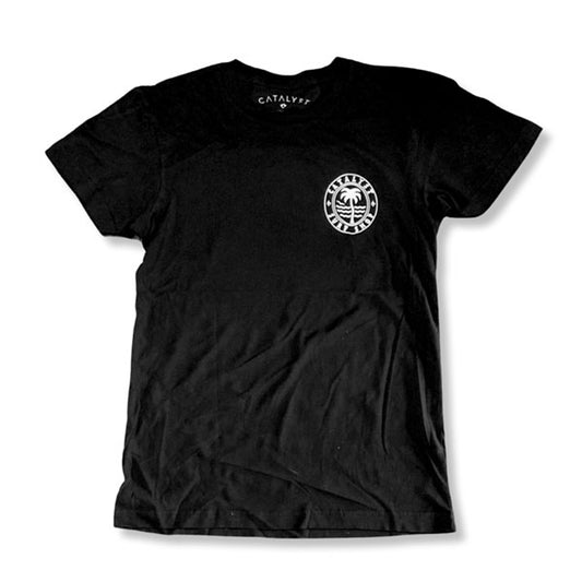 T-shirt [PARADISE] BLACK / L size