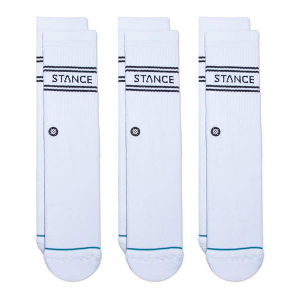 Socks [BASIC 3 PACK CREW] WHITE