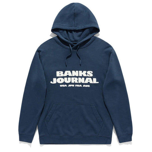 30% off sale! FEATURETTE HOODIE / INSIGNIA BLUE / Size M