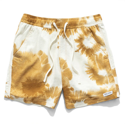 30% Off Sale! Washed Up Elastic Tobacco Walk Shorts