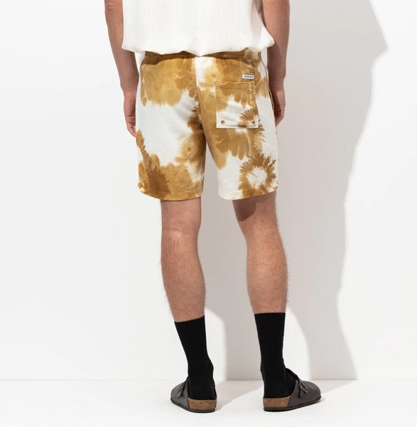 30% Off Sale! Washed Up Elastic Tobacco Walk Shorts
