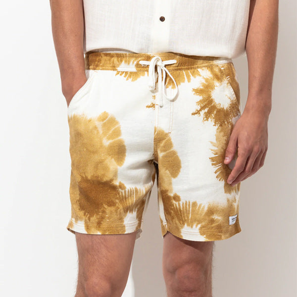 30% Off Sale! Washed Up Elastic Tobacco Walk Shorts