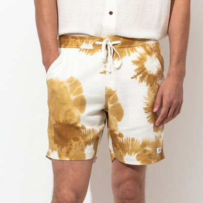 30% Off Sale! Washed Up Elastic Tobacco Walk Shorts