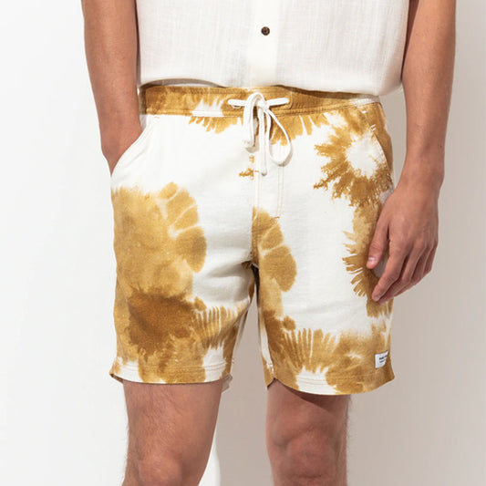 30% Off Sale! Washed Up Elastic Tobacco Walk Shorts