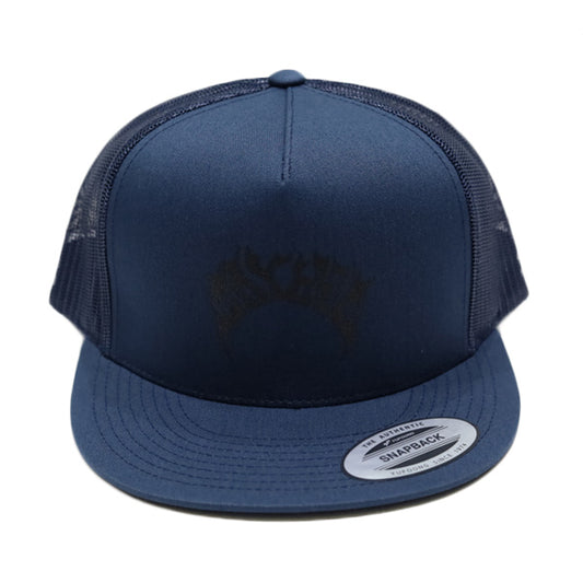 『MAYHEM』FLAT VISOR TRUCKER CAP / NAVY