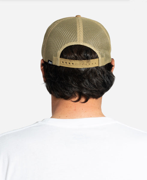 “LOST” CAP [Wave Fighter Trucker] Marsh Green