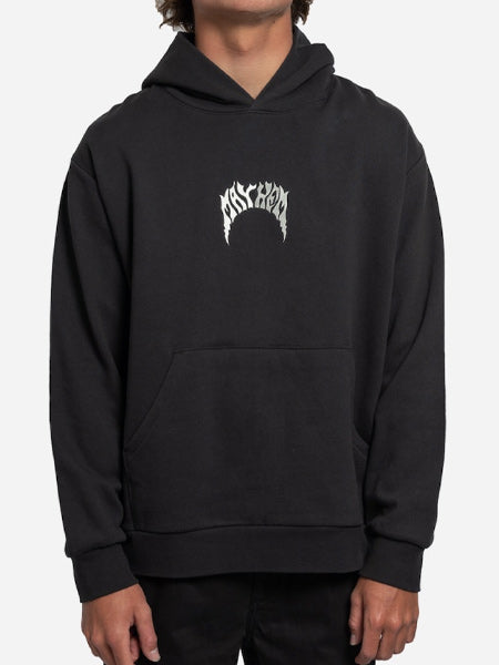 Mayhem Bolts Heavy Hoodie / Vintage Black
