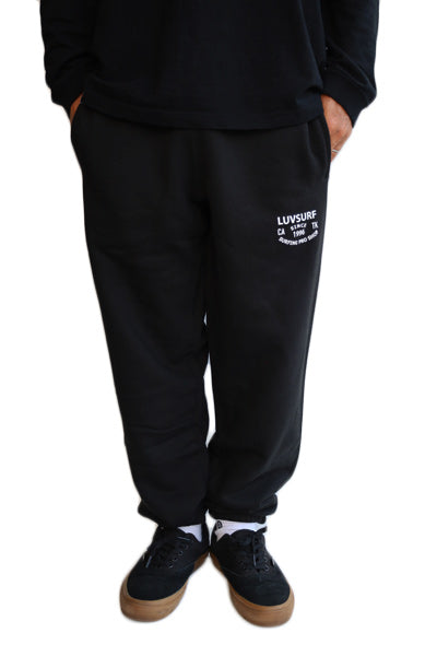 Regular Weight Sweatpants [SINCE] BLACK